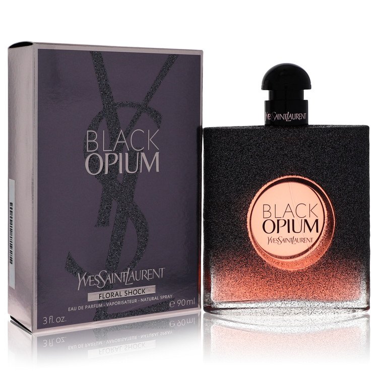 Black Opium Floral Shock Women Eau De Parfum Spray 3 oz (90 ml) by Yves Saint Laurent