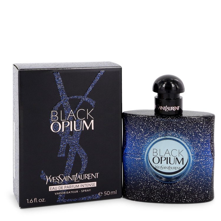 Black Opium Intense Women Eau De Parfum Spray 1.6 oz (50 ml) by Yves Saint Laurent
