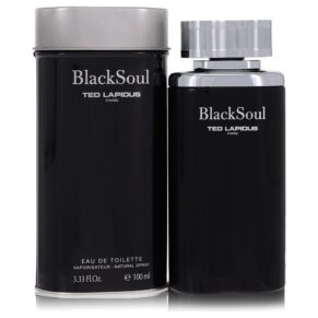 Black Soul Men Eau De Toilette Spray 3.4 oz (100 ml) by Ted Lapidus