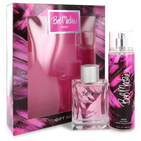 Bob Mackie Rosy Women Gift Set: 3.4 oz (100 ml). Eau De Toilette Spray + 8.4 oz Body Mist by Bob Mackie