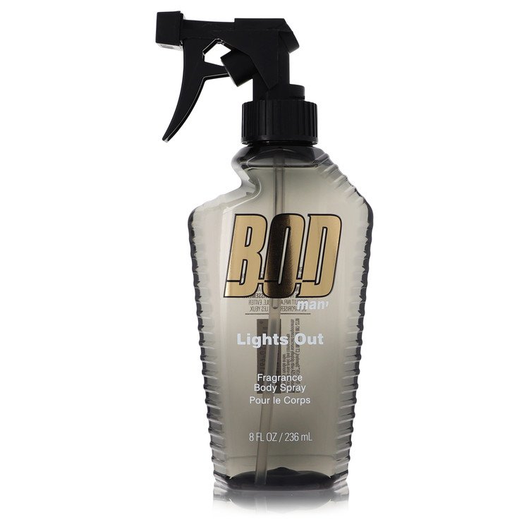 Bod Man Lights Out Men Body Spray 8 oz (240 ml) by Parfums De Coeur
