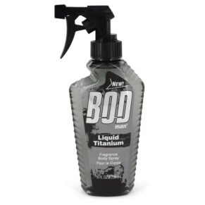 Bod Man Liquid Titanium Men Fragrance Body Spray 8 oz (240 ml) by Parfums De Coeur