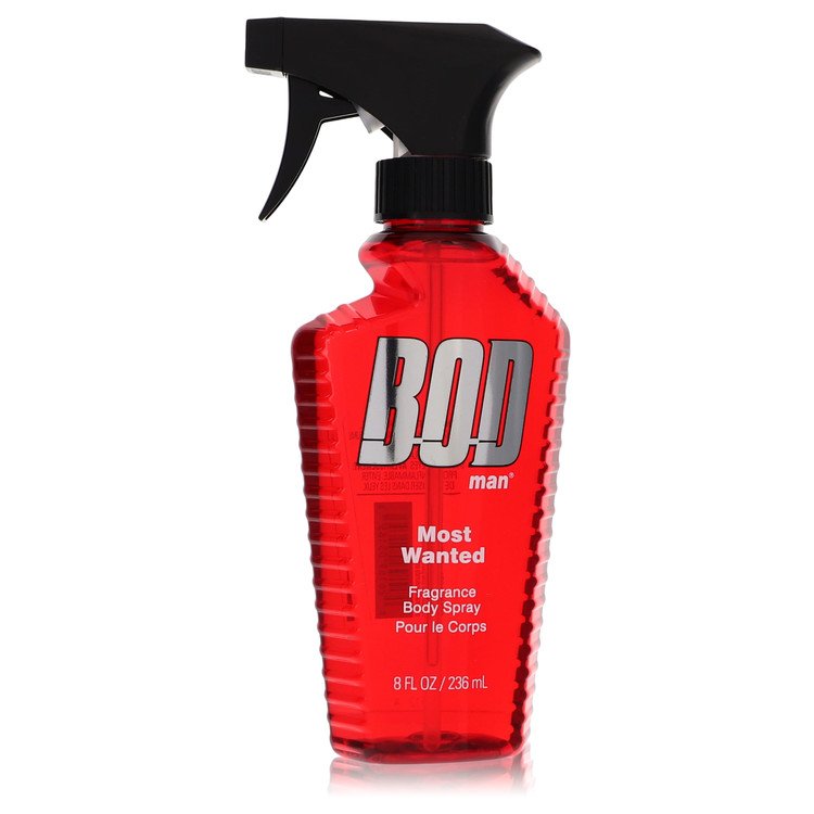 Bod Man Most Wanted Men Fragrance Body Spray 8 oz (240 ml) by Parfums De Coeur