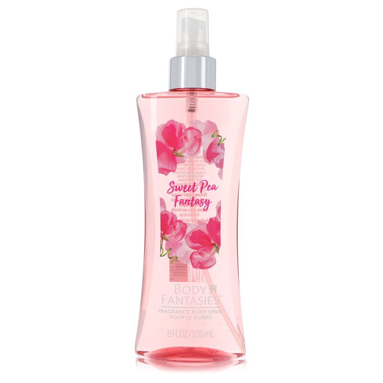 Body Fantasies Signature Pink Sweet Pea Fantasy Women Body Spray 8 oz (240 ml) by Parfums De Coeur