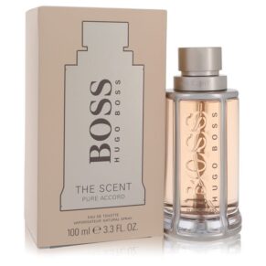 Boss The Scent Pure Accord Men Eau De Toilette Spray 3.3 oz (100 ml) by Hugo Boss