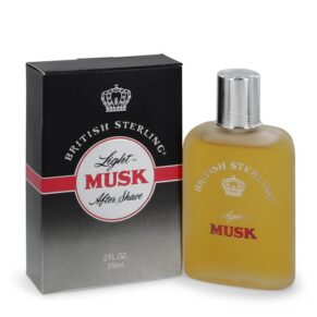 British Sterling Light Musk Men After Shave 2 oz (60 ml) by Dana
