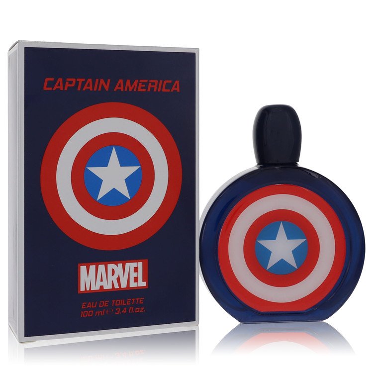 Captain America Men Eau De Toilette Spray 3.4 oz (100 ml) by Marvel