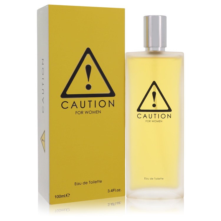 Caution Women Eau De Toilette Spray 3.4 oz (100 ml) by Kraft