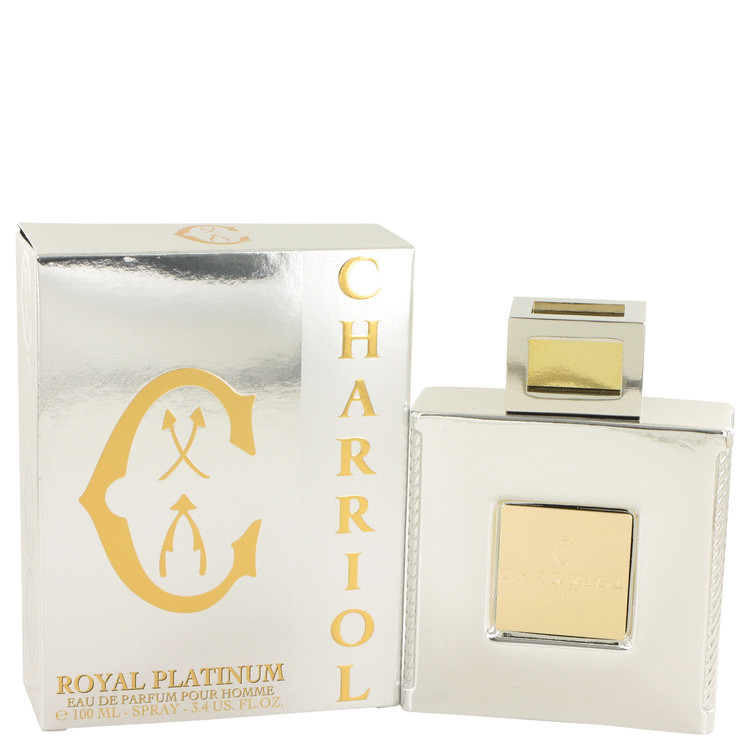 Charriol Royal Platinum Men Eau De Parfum Spray 3.4 oz (100 ml) by Charriol