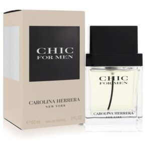 Chic Men Eau De Toilette Spray 2 oz (60 ml) by Carolina Herrera