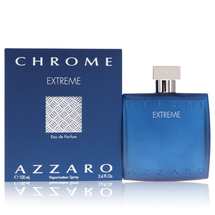 Chrome Extreme Men Eau De Parfum Spray 3.4 oz (100 ml) by Azzaro
