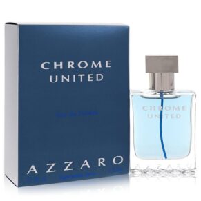 Chrome United Men Eau De Toilette Spray 1 oz (30 ml) by Azzaro