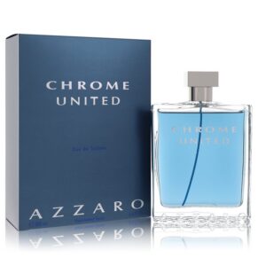 Chrome United Men Eau De Toilette Spray 6.8 oz (200 ml) by Azzaro