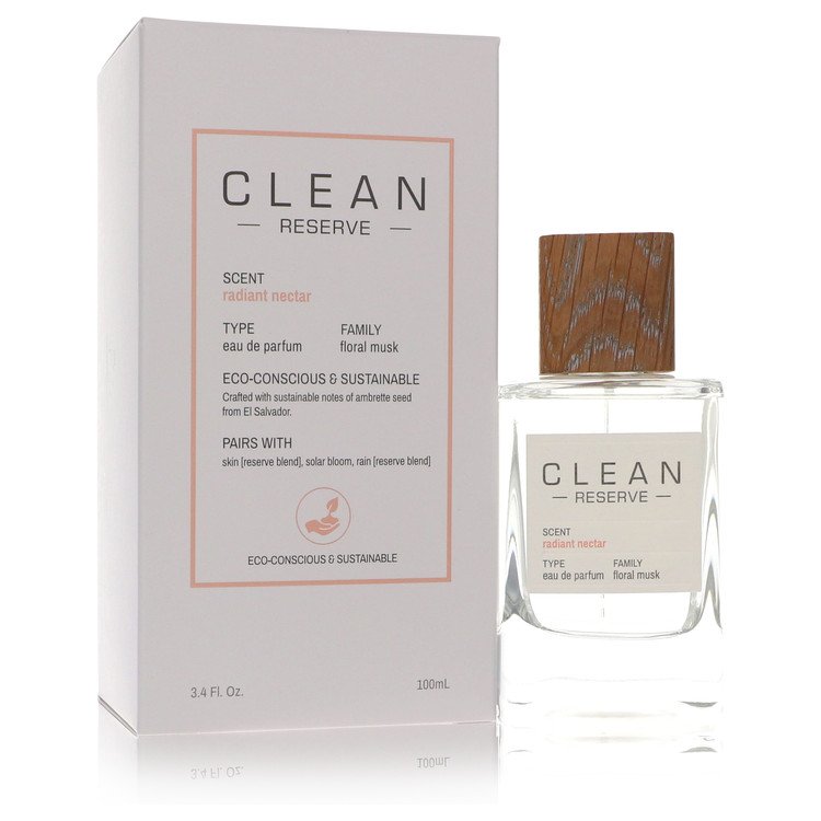 Clean Reserve Radiant Nectar Men Eau De Parfum Spray (Unisex) 3.4 oz (100 ml) by Clean