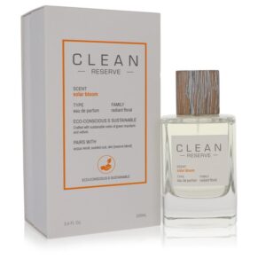 Clean Reserve Solar Bloom Women Eau De Parfum Spray (Unisex) 3.4 oz (100 ml) by Clean