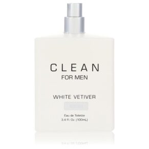 Clean White Vetiver Men Eau De Toilette Spray (Tester) 3.4 oz (100 ml) by Clean