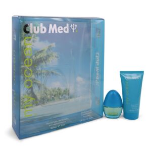 Club Med My Ocean Women Gift Set: .33 oz Mini EDT Spray + 1.85 oz Body Lotion by Coty