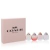 Gift Set: Coach .15 oz Mini EDP Spray + Coach .15 oz Mini EDT Spray + Coach Floral .15 oz Mini EDP + Coach Floral Blush .15 oz Mini EDP