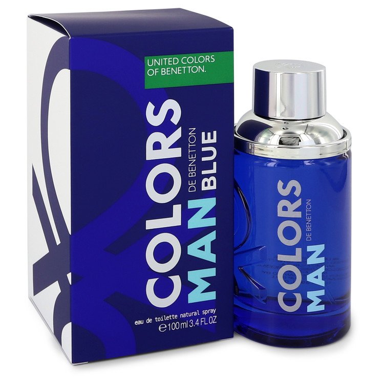 Colors De Benetton Blue Men Eau De Toilette Spray 3.4 oz (100 ml) by Benetton