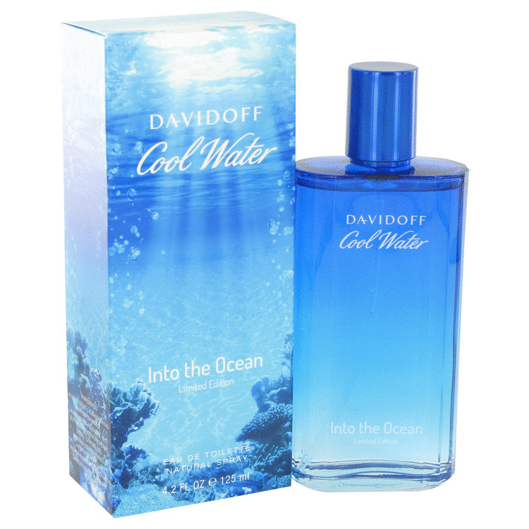 Cool Water Into The Ocean Men Eau De Toilette Spray 4.2 oz (125 ml) by Davidoff
