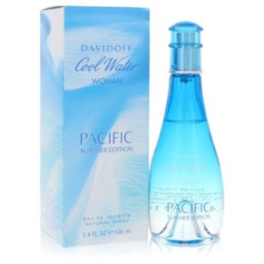 Cool Water Pacific Summer Women Eau De Toilette Spray 3.4 oz (100 ml) by Davidoff