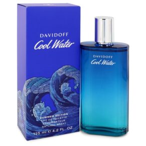 Cool Water Summer Edition Men Eau De Toilette Spray (2019) 4.2 oz (125 ml) by Davidoff