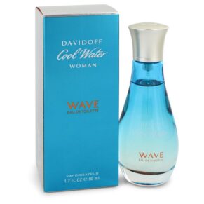 Cool Water Wave Women Eau De Toilette Spray 1.7 oz (50 ml) by Davidoff