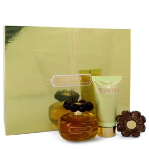 Covet Women Gift Set: 3.4 oz (100 ml) Eau De Parfum Spray + 2.5 oz (75 ml) Body Loiton + Perfume Compact by Sarah Jessica Parker