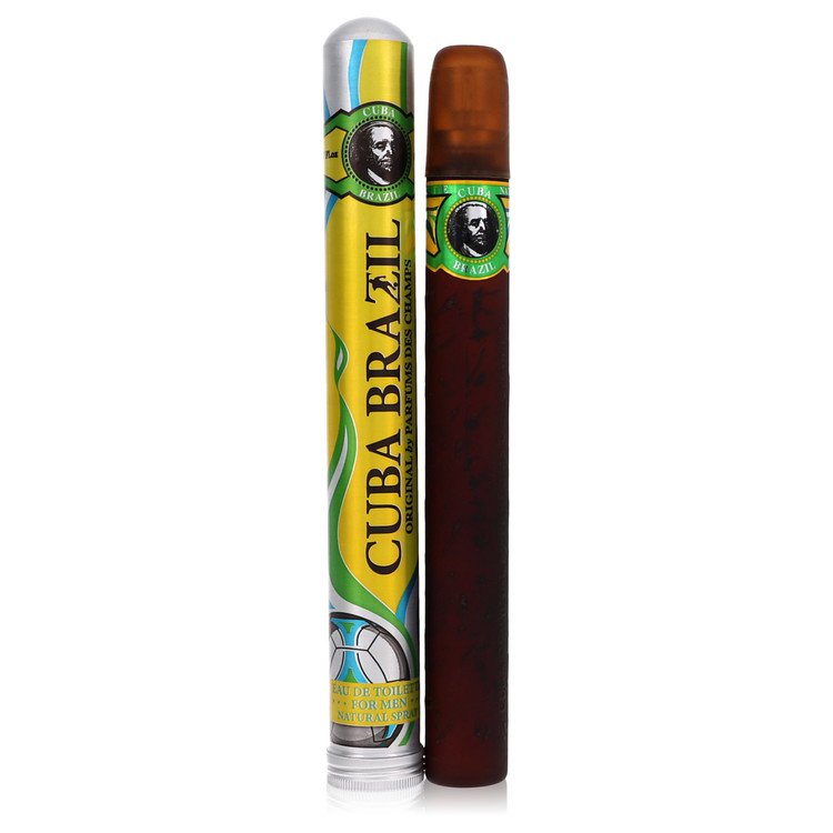 Cuba Brazil Men Eau De Toilette Spray 1.17 oz by Fragluxe