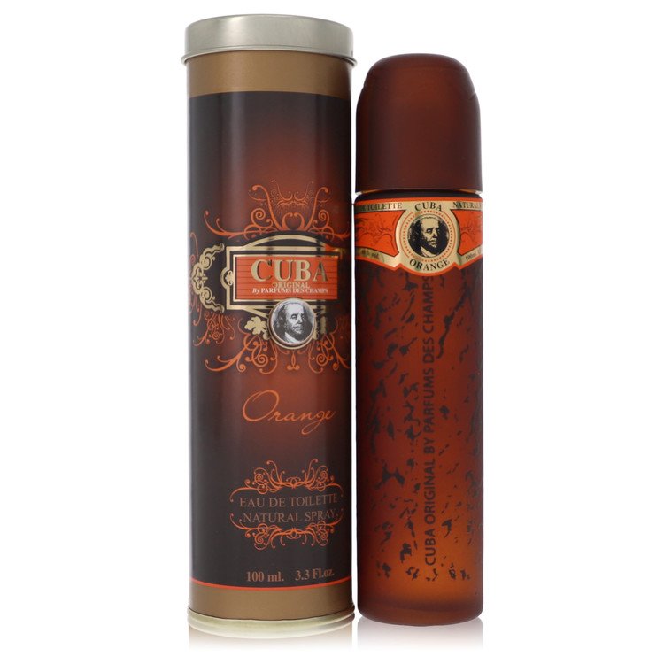 Cuba Orange Men Eau De Toilette Spray 3.4 oz (100 ml) by Fragluxe