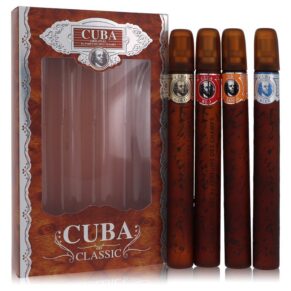 Cuba Orange Men Gift Set: Cuba Variety Set includes All Four 1.15 oz Sprays