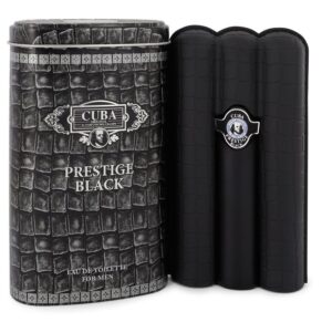 Cuba Prestige Black Men Eau De Toilette Spray 3 oz (90 ml) by Fragluxe