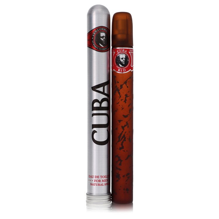 Cuba Red Men Eau De Toilette Spray 1.15 oz by Fragluxe