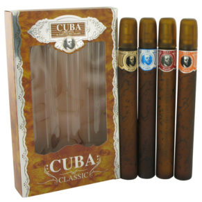 Cuba Red Men Gift Set: Cuba Variety Set includes All Four 1.15 oz Sprays