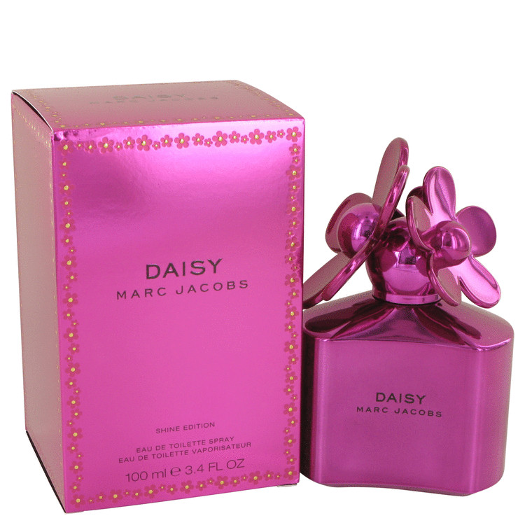 Daisy Shine Pink Women Eau De Toilette Spray 3.4 oz (100 ml) by Marc Jacobs