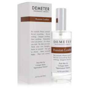 Demeter Russian Leather Women Cologne Spray 4 oz (120 ml) by Demeter