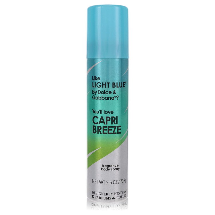 Designer Imposters Capri Breeze Women Body Spray 2.5 oz (75 ml) by Parfums De Coeur