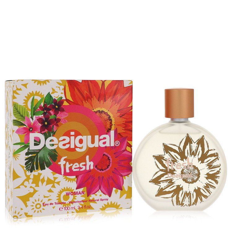 Desigual Fresh Women Eau De Toilette Spray 3.4 oz (100 ml) by Desigual