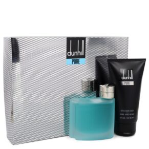 Dunhill Pure Men Gift Set: 2.5 oz (75 ml) Eau De Toilette Spray + 5 oz (150 ml) After Shave Balm by Alfred Dunhill