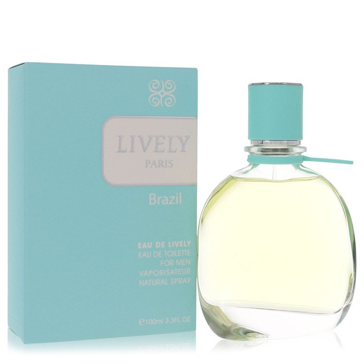 Eau De Lively Brazil Men Eau De Toilette Spray 3.3 oz (100 ml) by Parfums Lively