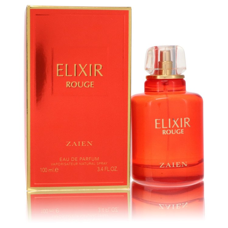 Elixir Rouge Women Eau De Parfum Spray 3.4 oz (100 ml) by Zaien