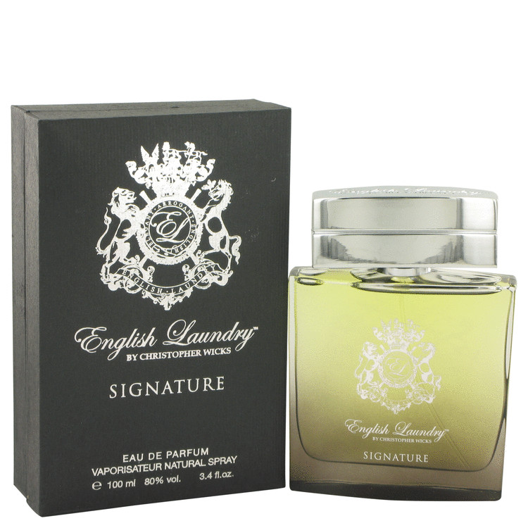 English Laundry Signature Men Eau De Parfum Spray 3.4 oz (100 ml) by English Laundry