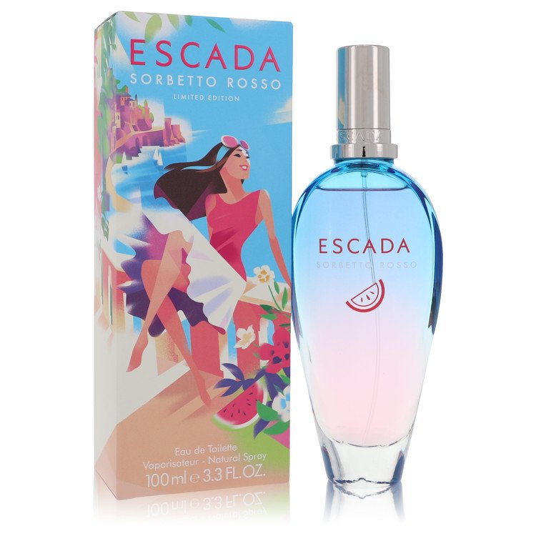 Escada Sorbetto Rosso Women Eau De Toilette Spray 3.3 oz (100 ml) by Escada