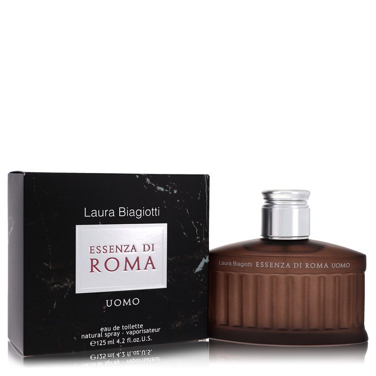 Essenza Di Roma Uomo Men Eau De Toilette Spray 4.2 oz (125 ml) by Laura Biagiotti