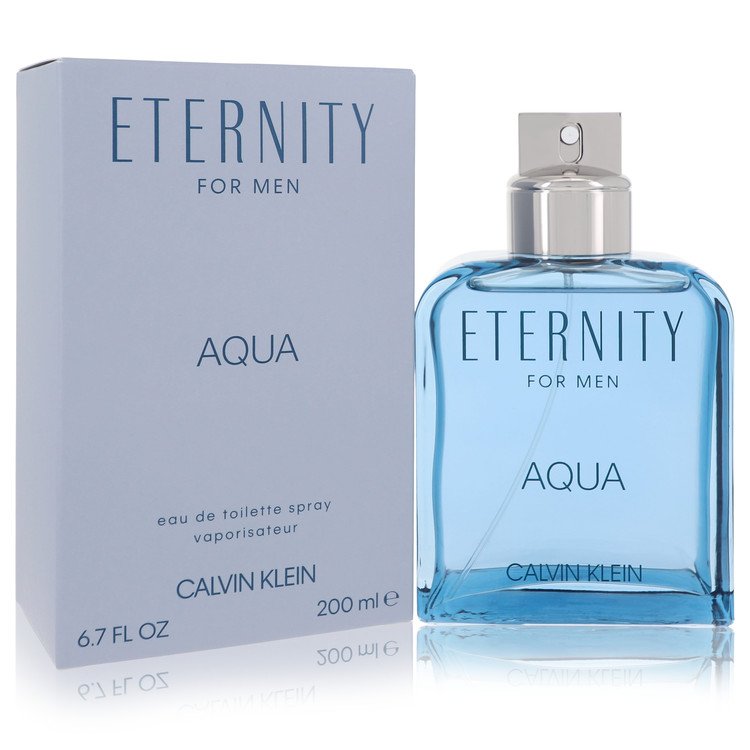 Eternity Aqua Men Eau De Toilette Spray 6.7 oz (200 ml) by Calvin Klein