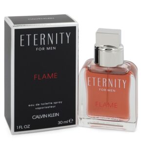 Eternity Flame Men Eau De Toilette Spray 1 oz (30 ml) by Calvin Klein