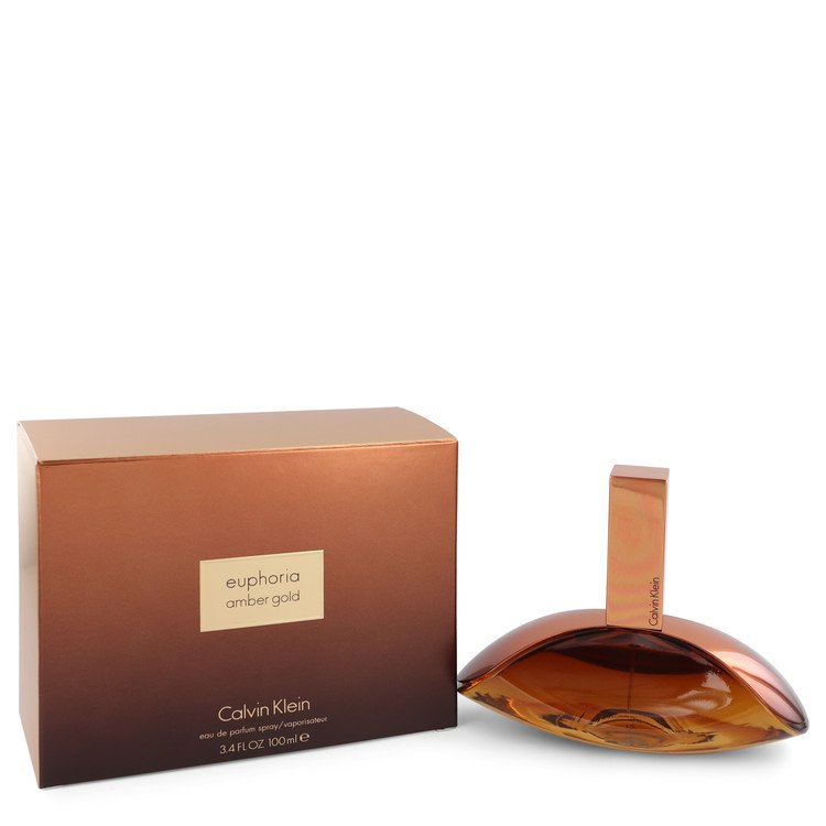 Euphoria Amber Gold Women Eau De Parfum Spray 3.4 oz (100 ml) by Calvin Klein