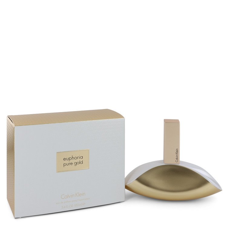 Euphoria Pure Gold Women Eau De Parfum Spray 3.4 oz (100 ml) by Calvin Klein