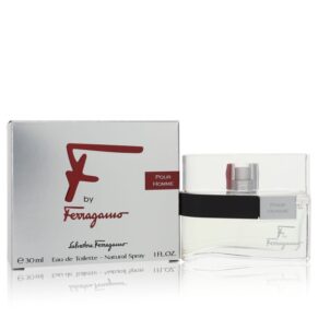 F Men Eau De Toilette Spray 1 oz (30 ml) by Salvatore Ferragamo