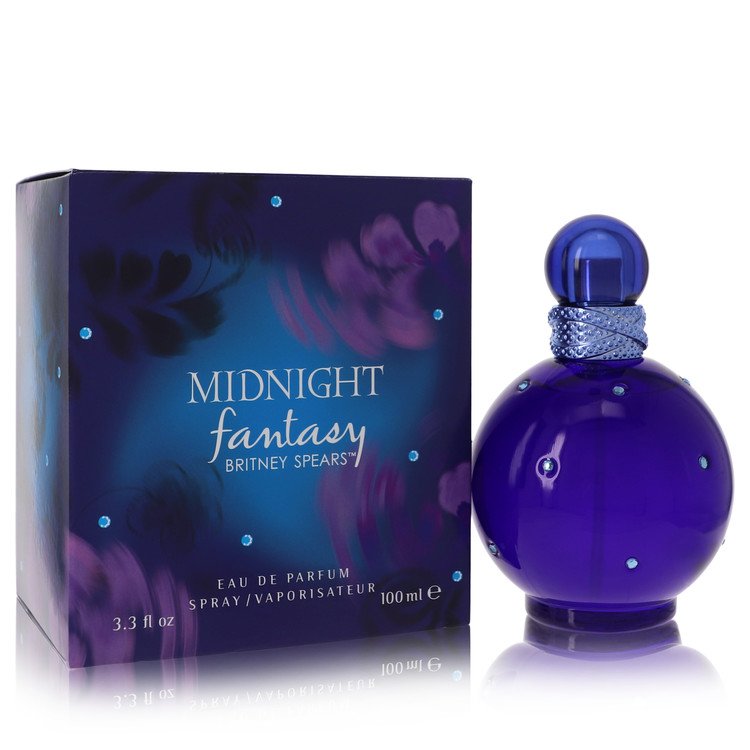 Fantasy Midnight Women Eau De Parfum Spray 3.4 oz (100 ml) by Britney Spears